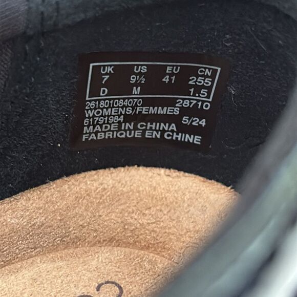 Clarks ZYLAH MAY Black Patent Platform Loafers - Picture 11 of 14